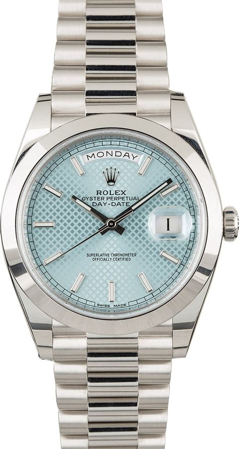 ice blue presidential rolex